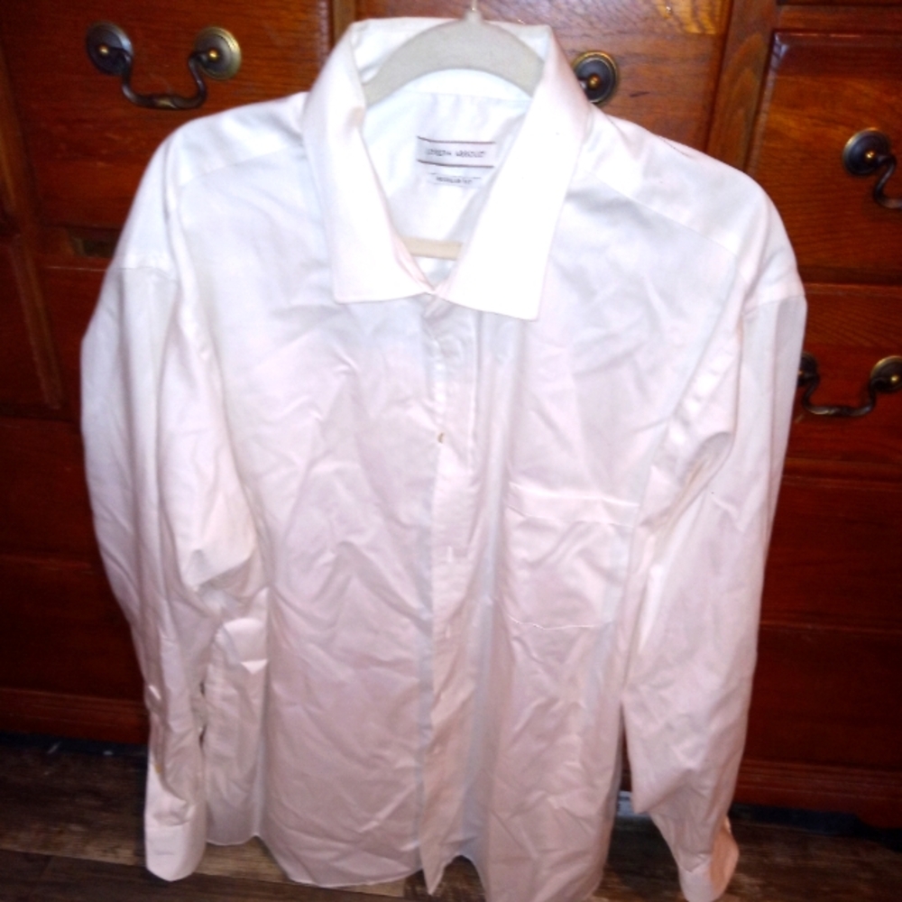 Joseph Abboud Men's 2XL White Dress Shirt
